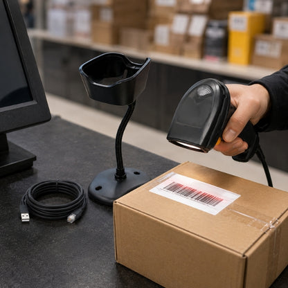 Zebra DS2208 1D Wired Barcode Scanner | USB