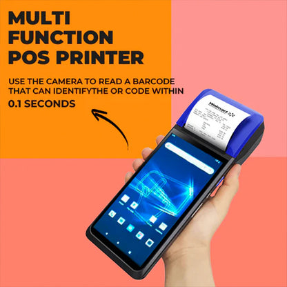 SRK-Z91S Handheld POS System | Android 13 | 5.99" Display | 3+16GB | 2" Inbuilt printer | NFC | USB+WIFI+BLUETOOTH