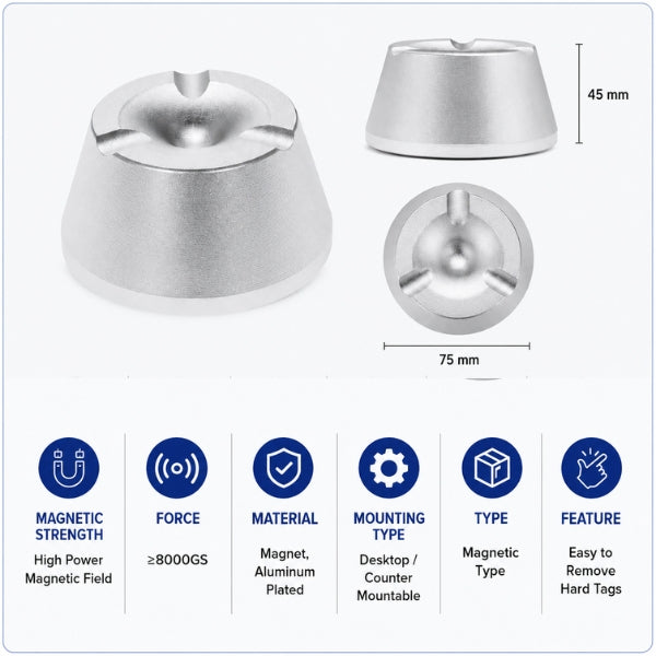 RF & AM Tag Magnetic Detacher