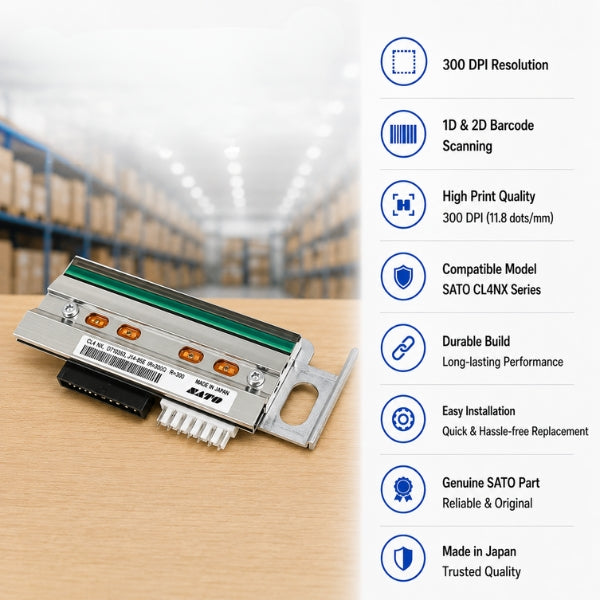 SATO CL4NX Label Printer Head 