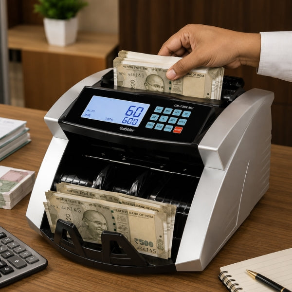 GOBBLER GB 7388 MV Business Grade Note Counting Machine with Fake Note Detection