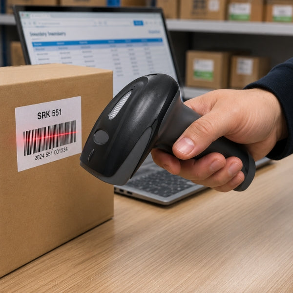 SRK 551 1D Wireless Barcode Scanner