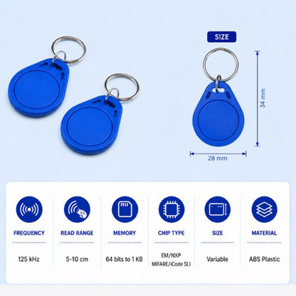 RFID LF Keyfobs Tag