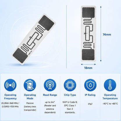 RFID UHF Paper Label Tag 