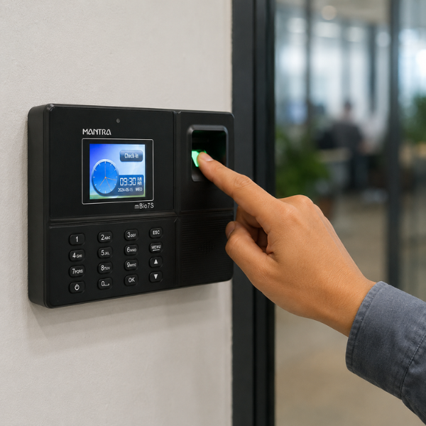 Biometric Attendance Machine | Fingerprint Recognition |Size:165x150x45mm -Workforce Management