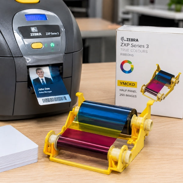 Buy Zebra ZXP3 Thermal Ribbon, Full Color YMCKO | Card Printer