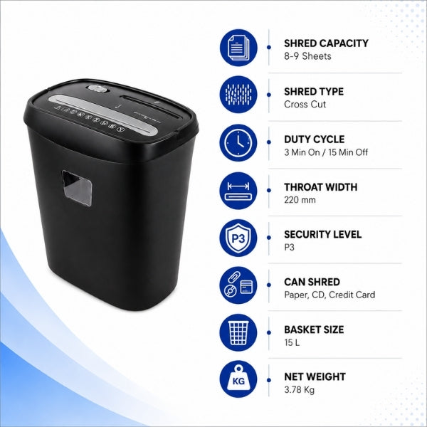 Gobbler GS 904CD Cross Cut Paper Shredder