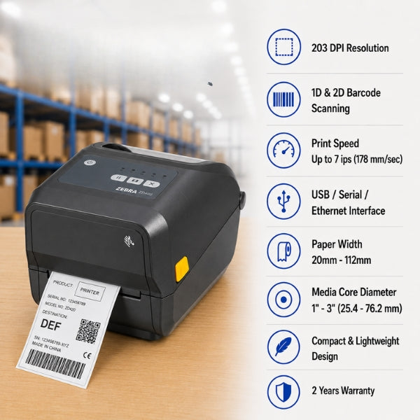 Zebra ZD420/421 Desktop Printer