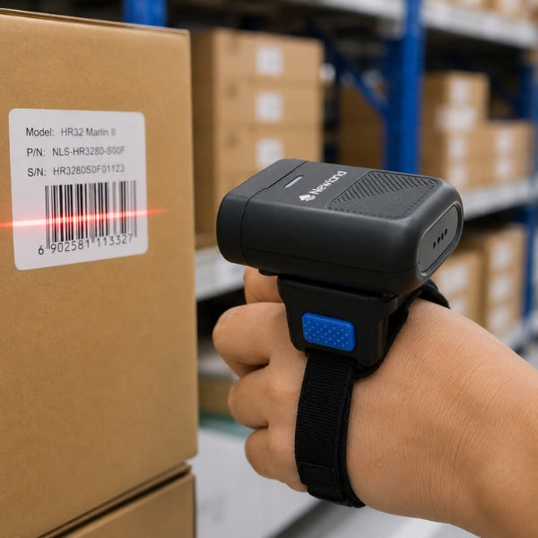 NLS-BS20 2D Wireless Wearable Ring barcode scanner | Bluetooth