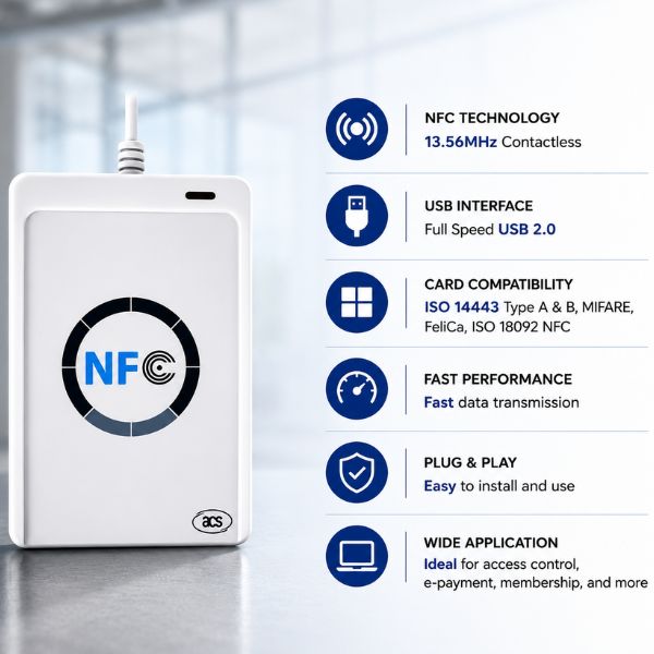 ACR-122U NFC Desktop Reader & writer 