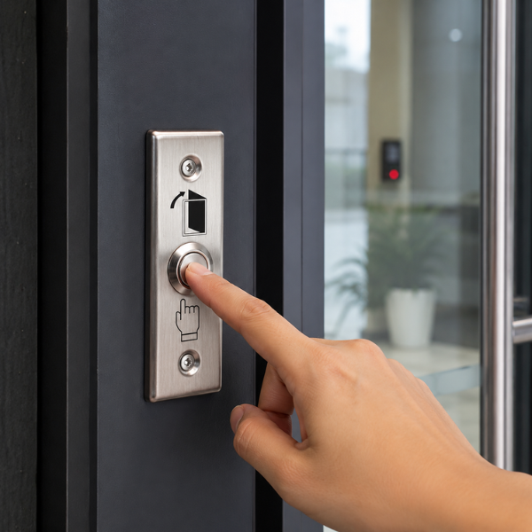 Exit Button | Stainless Steel Plate| Touch |Size:91x28x20mm -Access Control Release