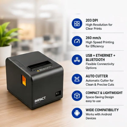 Honeywell Impact 810BT Direct Thermal Receipt Printer