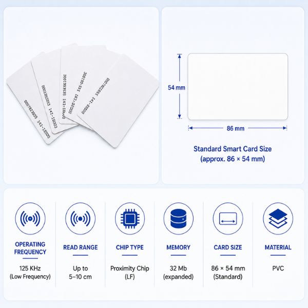 RFID Proximity LF Thin Smart card 