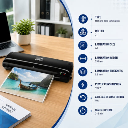 Gobbler 312-PL | A3 Laminator with Jam Release Button
