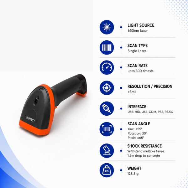 Honeywell IHS 310x 1D Laser Barcode Scanner