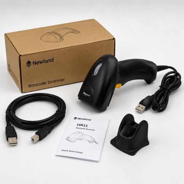 Newland HR20 Handheld Barcode Scanner | 2D Barcode Reader | USB