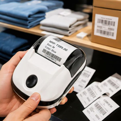 SRK-E58 Thermal Barcode Label Sticker Mobile  Printer