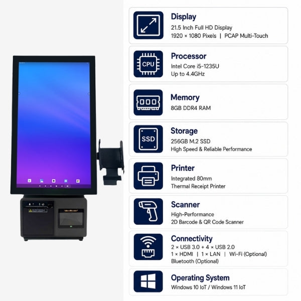 SRK-KT2 Windows Self Order Kiosk