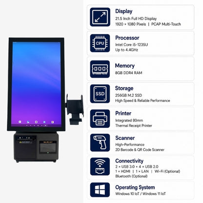 SRK-KT2 Windows Self Order Kiosk