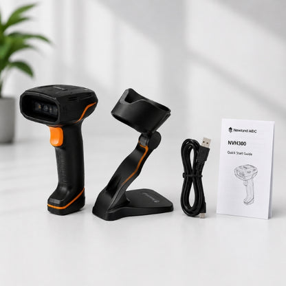 NVH300 Barcode Scanner | 1D/2D or DPM Barcodes |USB