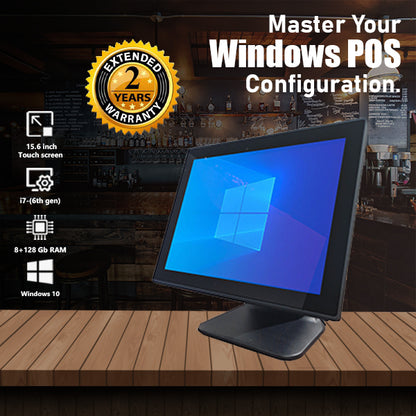 SRK W1576-Windows10 | Core i7 6th Generation | 15.6″ HD Display | 8+128GB SSD | USB+LAN