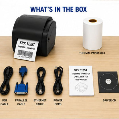 SRK 1125T Thermal Transfer Label Printer 