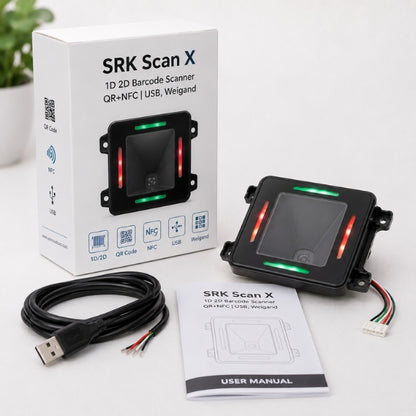 SRK Scan X 1D 2D Barcode Scanner