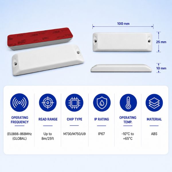 RFID UHF Ferrum Metal Tag 