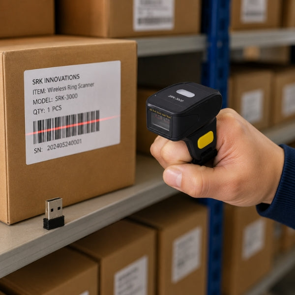 Wireless Ring Barcode Scanner