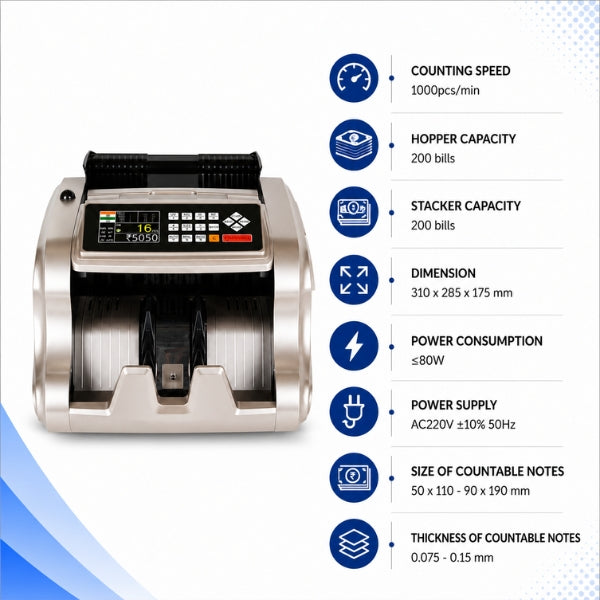 LADA LR 6500 Counting Machine with Fake Note Detection