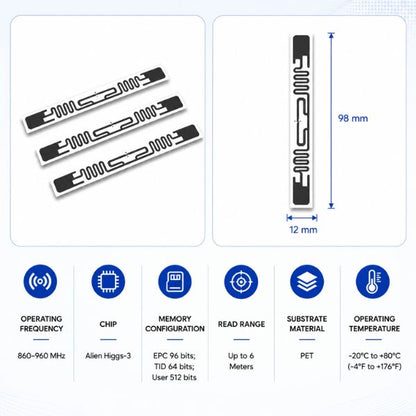 RFID UHF Solar Inlay Tags 