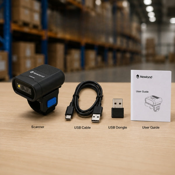 NLS-BS20 2D Wireless Wearable Ring barcode scanner | Bluetooth