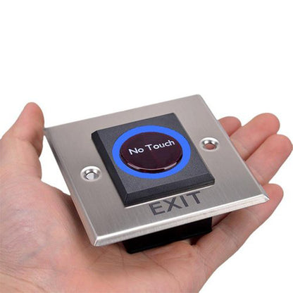 Exit Switch | No-Touch Technology |Size:86x86x28 | Wired| Stainless Steel Design
