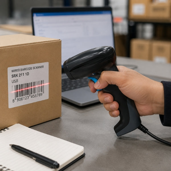 Wired Barcode Scanner |SRK 211 1D| USB