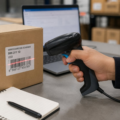 Wired Barcode Scanner |SRK 211 1D| USB