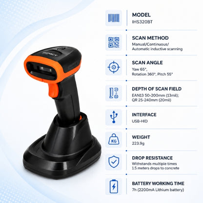 Honeywell Impact IHS320BT Wireless 2D Barcode Scanner