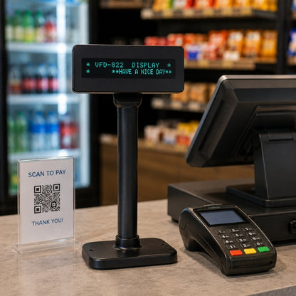 Customer POS display |SRK-BS220V-V | VFD (Vacuum Fluorescent Display) | /USB | 1 year Warranty