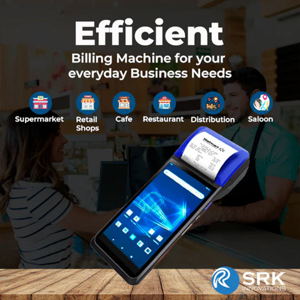 SRK-Z91S Handheld POS System | Android 13 | 5.99" Display | 3+16GB | 2" Inbuilt printer | NFC | USB+WIFI+BLUETOOTH