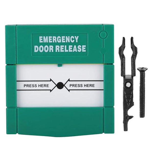 Emergency Break Glass Box |Size:10x10x10mm | Fire Alarm Safety- Door Access Control
