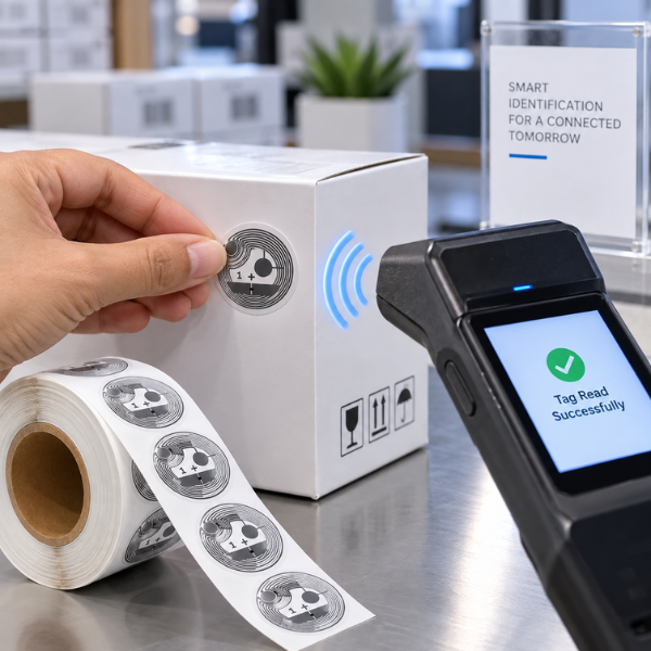 RFID HF Inlay | 21mm Round | 13.56MHz | NXP ICODE SLIX2 - For Product Tracking