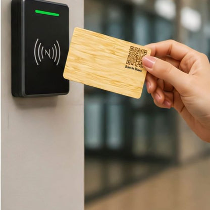 RFID NFC 213 Wooden Business Smart card |
