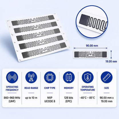 RFID UHF Solar Inlay Tags 