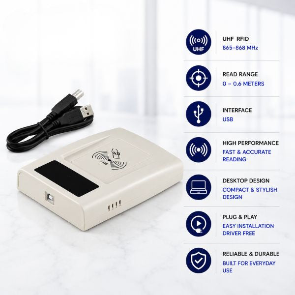 SRK-DU08 RFID UHF Desktop Reader