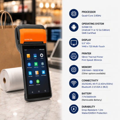  SUNMI V2S Smart Mobile Termina