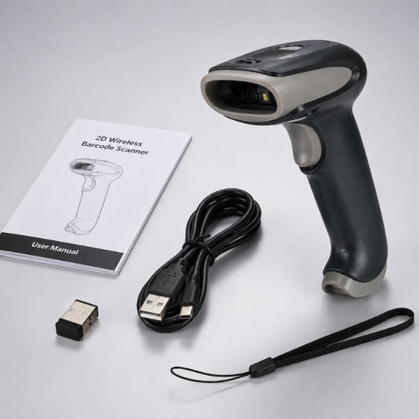 2D Wireless Barcode Scanner |SRK 552| Bluetooth+ USB
