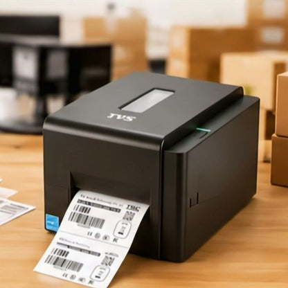 TVS LP46 Lite Thermal Transfer & Direct Label Printer 