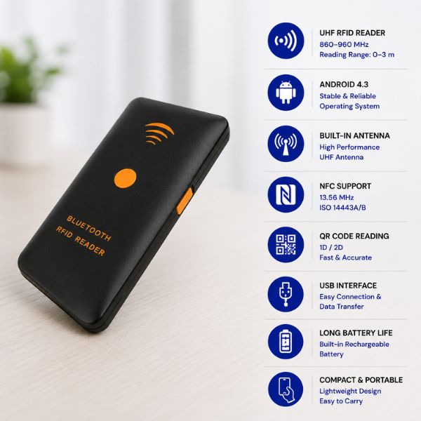 SRK-MUBR01 RFID UHF Handheld Reader