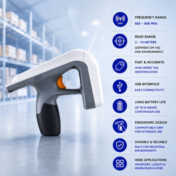 SRK-HH08 RFID UHF Handheld Reader 