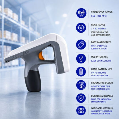 SRK-HH08 RFID UHF Handheld Reader 