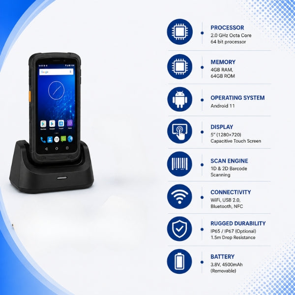 Newland MT90 1D & 2D Handheld Mobile Terminal 
